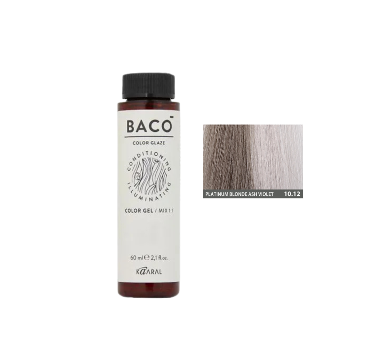 Напівперманентна система фарбування у вигляді гелю Kaaral Baco Color Glaze .12 перлинний 60мл