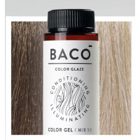 Напівперманентна система фарбування у вигляді гелю Kaaral Baco Color Glaze 10.18 платиновий блондин попелясто-коричневий 60мл