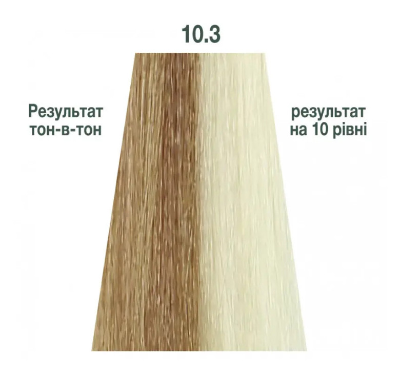 Напівперманентна система фарбування у вигляді гелю Kaaral Baco Color Glaze 10.3 платиновий блондин золотистий 60мл