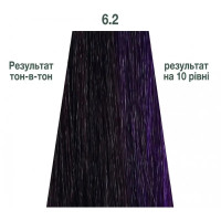 Напівперманентна система фарбування у вигляді гелю Kaaral Baco Color Glaze 6.2 темний блондин фіолетовий 60мл