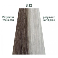 Напівперманентна система фарбування у вигляді гелю Kaaral Baco Color Glaze 8.12 світлий блондин попелястий фіолетовий 60мл