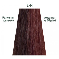 Напівперманентна система фарбування у вигляді гелю Kaaral Baco Color Glaze 6.44 темний блондин інтенсивний мідний 60мл