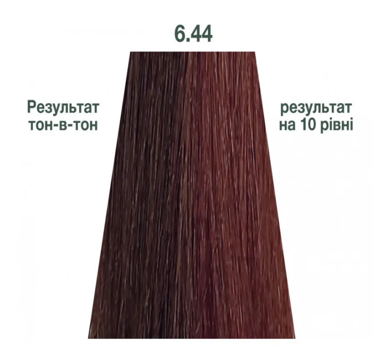 Напівперманентна система фарбування у вигляді гелю Kaaral Baco Color Glaze 6.44 темний блондин інтенсивний мідний 60мл