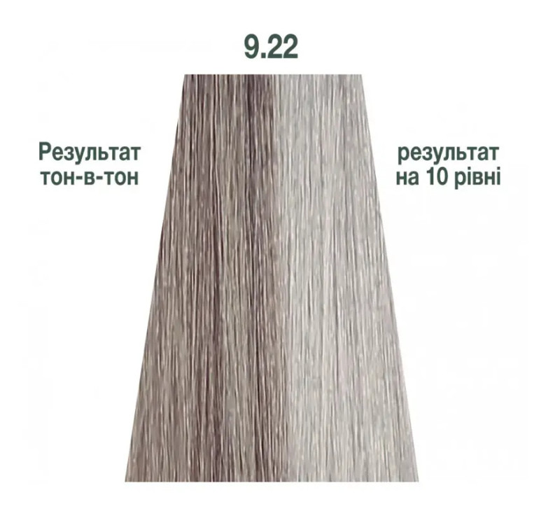 Напівперманентна система фарбування у вигляді гелю Kaaral Baco Color Glaze 9.22 дуже світлий блондин інтенсивний фіолетовий 60мл