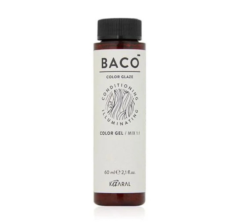 Напівперманентна система фарбування у вигляді гелю Kaaral Baco Color Glaze 6.11 темний блондин інтенсивний попелястий 60мл