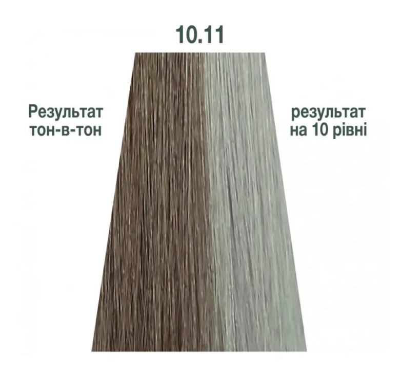 Напівперманентна система фарбування у вигляді гелю Kaaral Baco Color Glaze 10.11 платиновий блондин інтенсивний попелястий 60мл
