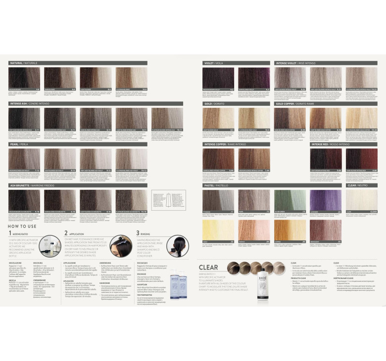 Напівперманентна система фарбування у вигляді гелю Kaaral Baco Color Glaze .11 титаніум 60мл