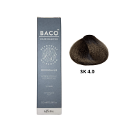 Стійка крем-фарба для волосся Kaaral Baco Color Silkera 4.0 каштан 100мл