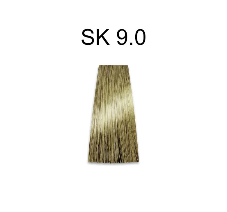 Стойкая крем-краска для волос Kaaral Baco Color Silkera 9.0 очень светлый блондин 100мл