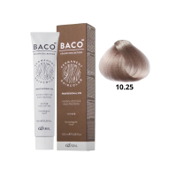 Стойкая крем-краска для волос Kaaral Baco Permanent Hair Color 10.25 платиновый блондин фиолетово махагоновый 100мл