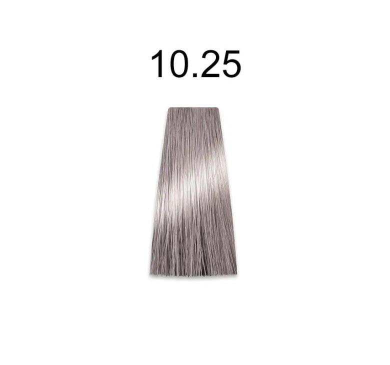 Стійка крем-фарба для волосся Kaaral Baco Permanent Hair Color 10.25 платиновий блондин фіолетово махагоновий 100мл