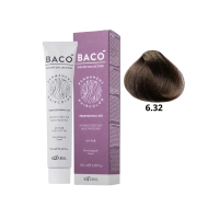 Стійка крем-фарба для волосся Kaaral Baco Permanent Hair Color 6.32 темний золотисто-фіолетовий блондин 100мл