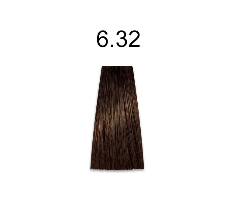 Стійка крем-фарба для волосся Kaaral Baco Permanent Hair Color 6.32 темний золотисто-фіолетовий блондин 100мл
