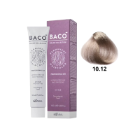 Стойкая крем-краска для волос Kaaral Baco Permanent Hair Color 10.12 платиновый блондин пепельно фиолетовый 100мл
