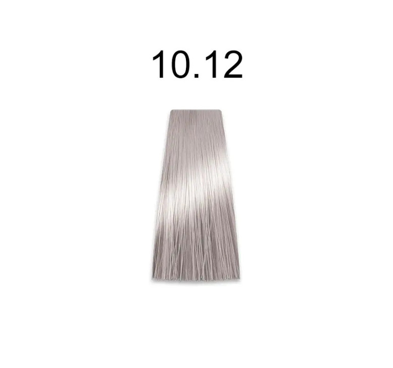 Стойкая крем-краска для волос Kaaral Baco Permanent Hair Color 10.12 платиновый блондин пепельно фиолетовый 100мл