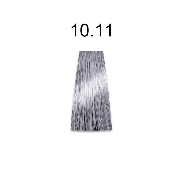Стійка крем-фарба для волосся Kaaral Baco Permanent Hair Color 10.11 інтенсивний блондин платиново-попелястий 100мл
