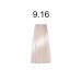Стійка крем-фарба для волосся Kaaral Baco Permanent Hair Color 9.16 дуже світлий блондин попелясто червоний 100мл