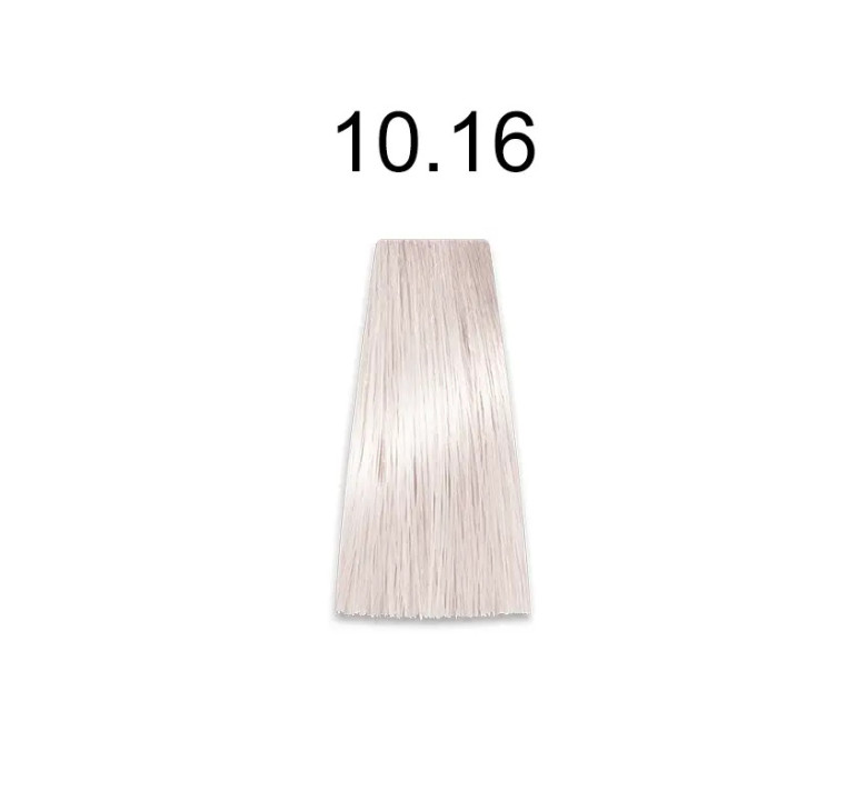 Стійка крем-фарба для волосся Kaaral Baco Permanent Hair Color 10.16 платиновий блондин попелясто червоний 100мл