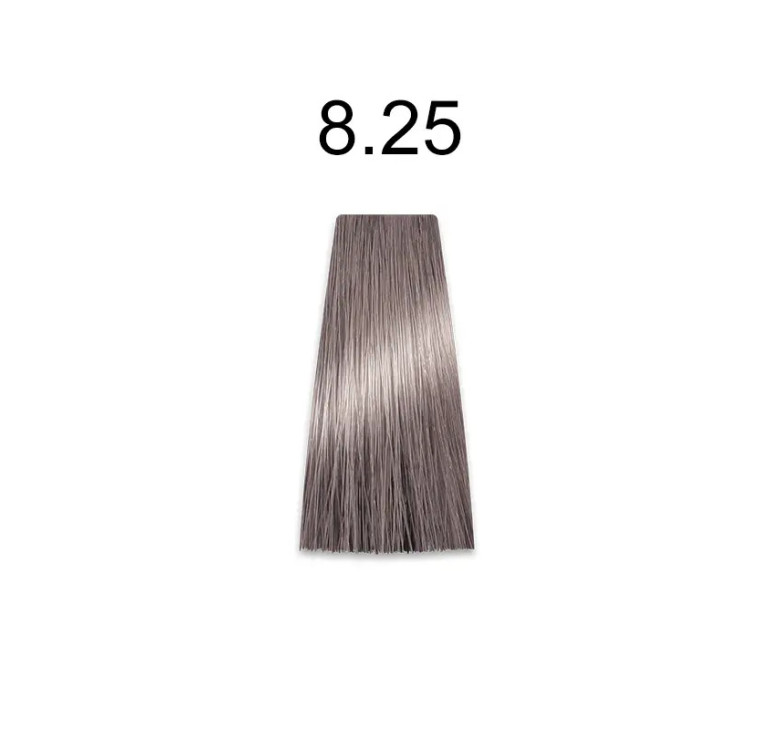 Стійка крем-фарба для волосся Kaaral Baco Permanent Hair Color 8.25 світлий блондин фіолетово-махагоновий 100мл