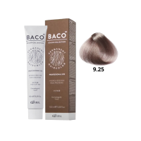 Стойкая крем-краска для волос Kaaral Baco Permanent Hair Color 9.25 очень светлый блондин фиолетово махагоновый 100мл