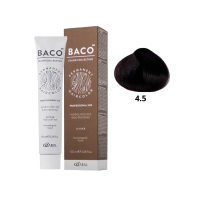 Стійка крем-фарба для волосся Kaaral Baco Permanent Hair Color 4.5 каштан махагоновий 100мл