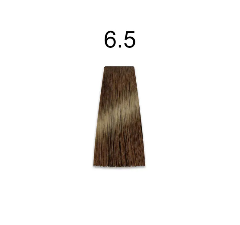 Стойкая крем-краска для волос Kaaral Baco Permanent Hair Color 6.5 темный блондин махагоновый 100мл
