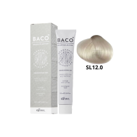 Стойкая крем-краска для волос Kaaral Baco Permanent Hair Color SL 12.0 очень светлый блондин 100мл