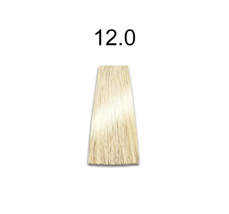 Стійка крем-фарба для волосся Kaaral Baco Permanent Hair Color SL 12.0 дуже світлий блондин 100мл