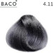Стійка крем-фарба для волосся Kaaral Baco Permanent Hair Color 4.11 Каштан інтенсивно-попелястий 100мл