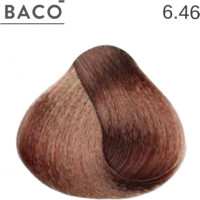 Стійка крем-фарба для волосся Kaaral Baco Permanent Hair Color 6.46 Темний блондин мідно-червоний 100мл