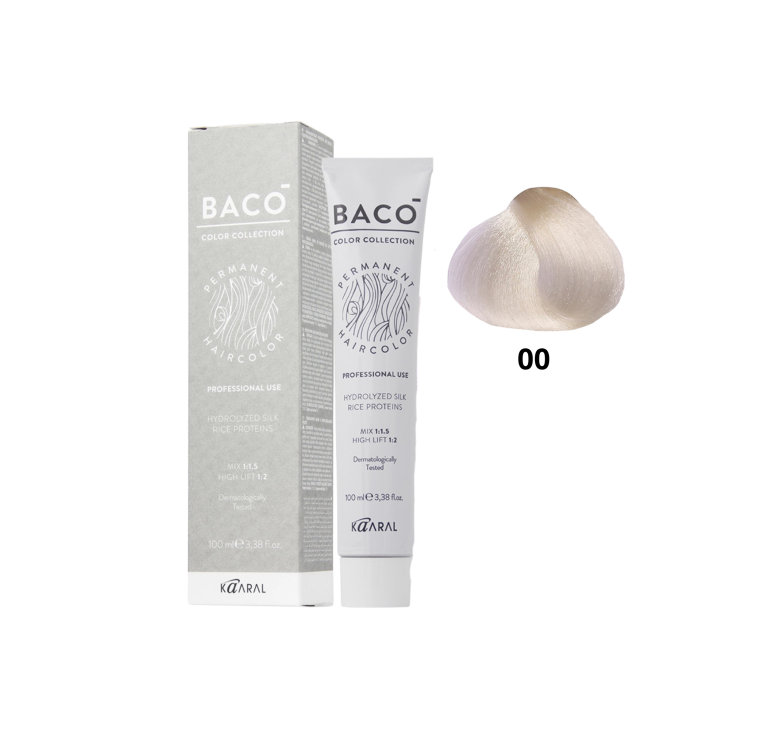 Стойкая крем-краска для волос Kaaral Baco Permanent Hair Color 00 нейтральный 100мл