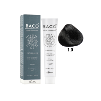 Стойкая крем-краска для волос Kaaral Baco Permanent Hair Color 1.0 черный 100мл