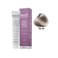 Стойкая крем-краска для волос Kaaral Baco Permanent Hair Color 10.10 блондин платиновый пепельный натуральный 100мл