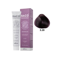 Стійка крем-фарба для волосся Kaaral Baco Permanent Hair Color 3.20 каштановий темний фіолетовий 100мл