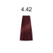 Стійка крем-фарба для волосся Kaaral Baco Permanent Hair Color 4.42 мідний каштан фіолетовий 100мл