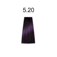 Стійка крем-фарба для волосся Kaaral Baco Permanent Hair Color 5.20 каштановий світлий фіолетовий 100мл