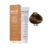 Стійка крем-фарба для волосся Kaaral Baco Permanent Hair Color 6.30 темний золотистий блондин 100мл