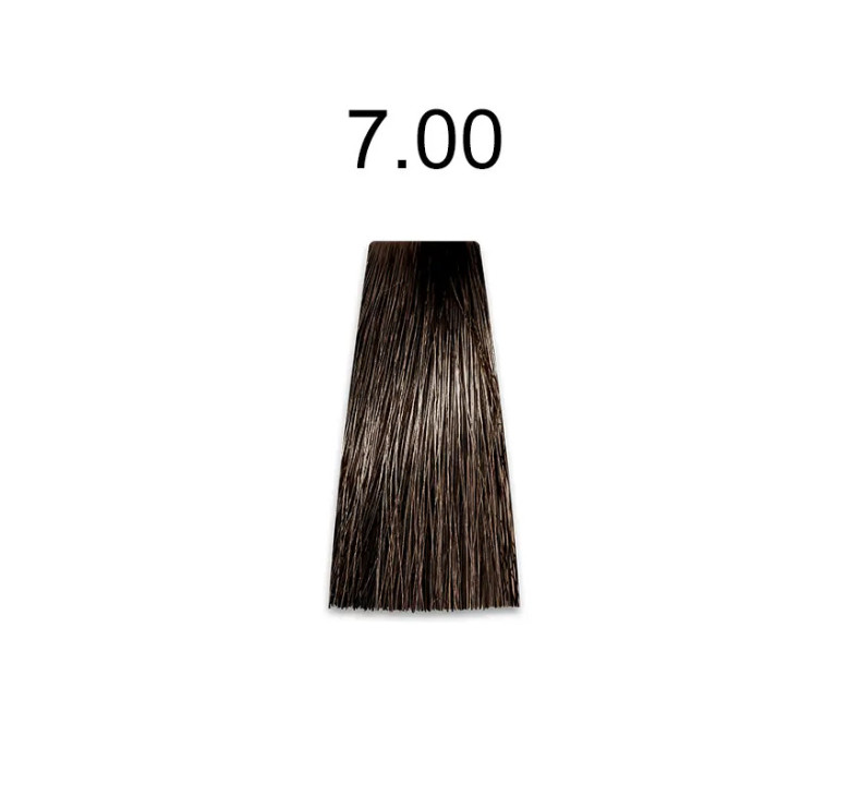 Стойкая крем-краска для волос Kaaral Baco Permanent Hair Color 7.00 блондин интенсивный 100мл