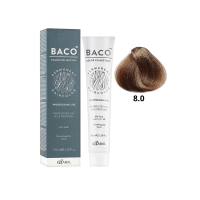Стойкая крем-краска для волос Kaaral Baco Permanent Hair Color 8.0 светлый блондин 100мл