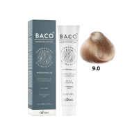 Стойкая крем-краска для волос Kaaral Baco Permanent Hair Color 9.0 очень светлый блондин 100мл