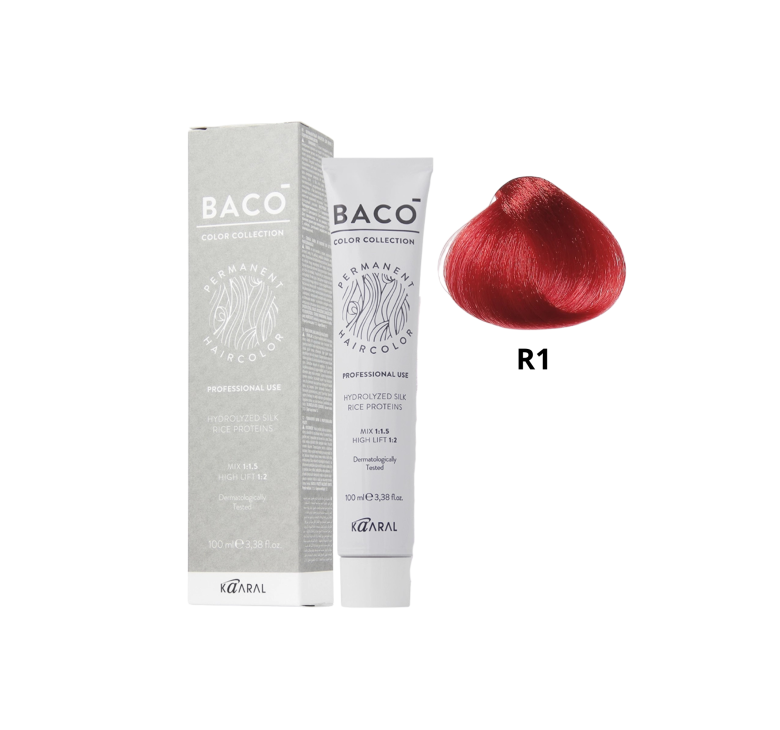 Коректор Kaaral Baco Permanent Hair Color R1 Червоний 100мл