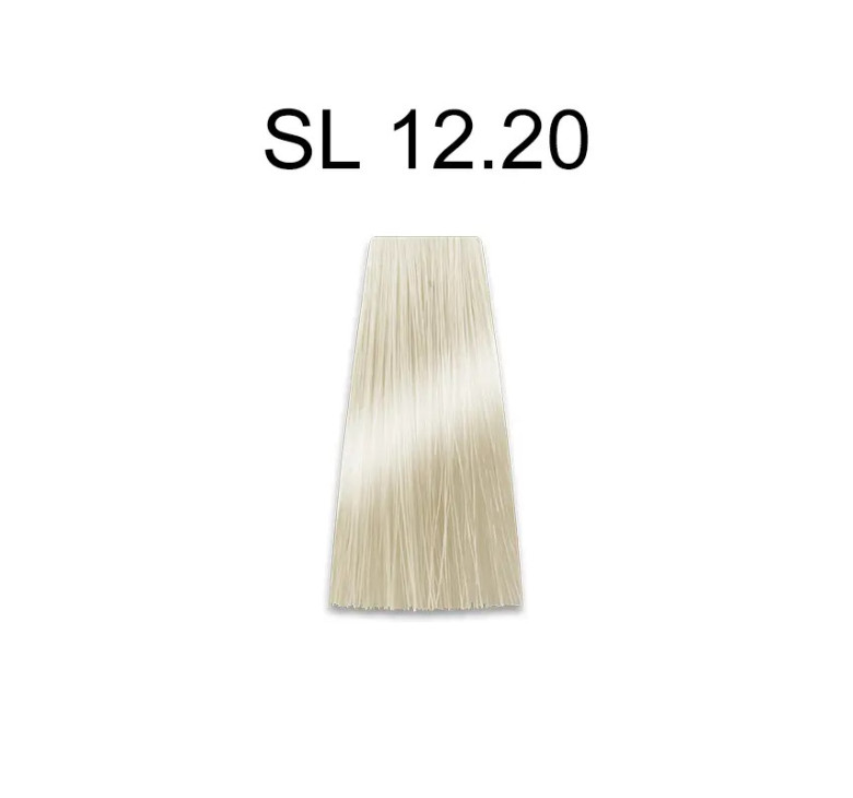 Стійка крем-фарба для волосся Kaaral Baco Permanent Hair Color 12.20 дуже світлий блондин фіолетовий 100мл