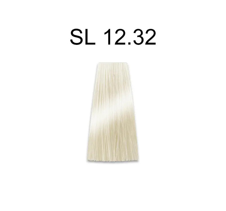 Стійка крем-фарба для волосся Kaaral Baco Permanent Hair Color 12.32 дуже світлий блондин попелястий 100мл