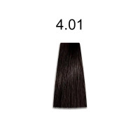 Стійка крем-фарба для волосся Kaaral Baco Permanent Hair Color 4.01 натуральний каштановий попелястий 100мл