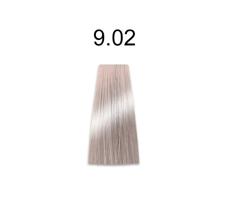 Стійка крем-фарба для волосся Kaaral Baco Permanent Hair Color 9.02 натуральний дуже світлий блондин фіолетовий 100мл