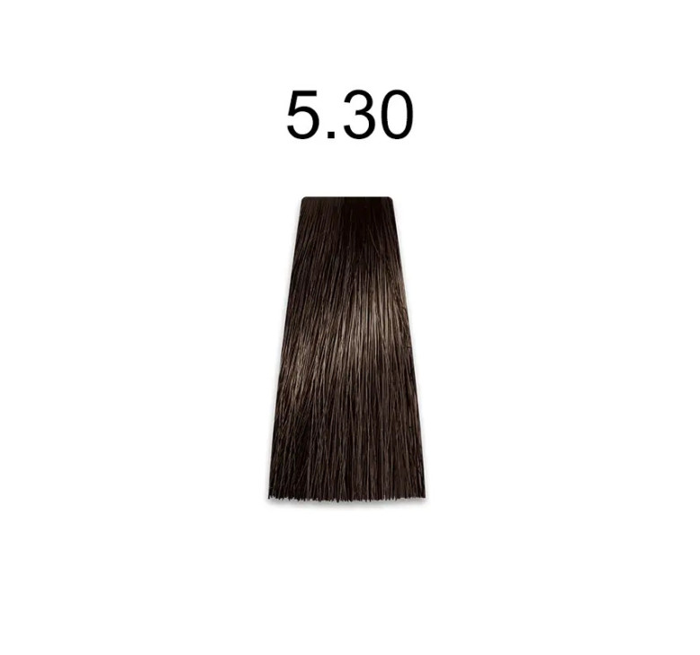 Стійка безаміачна фарба для волосся Kaaral Baco Soft Color 5.30 світлий каштан золотисто-натуральний 100мл