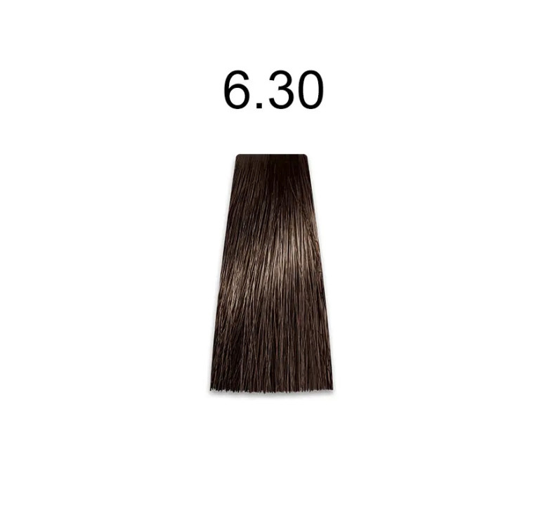 Стійка безаміачна фарба для волосся Kaaral Baco Soft Color 6.30 темний блондин золотисто-натуральний 100мл