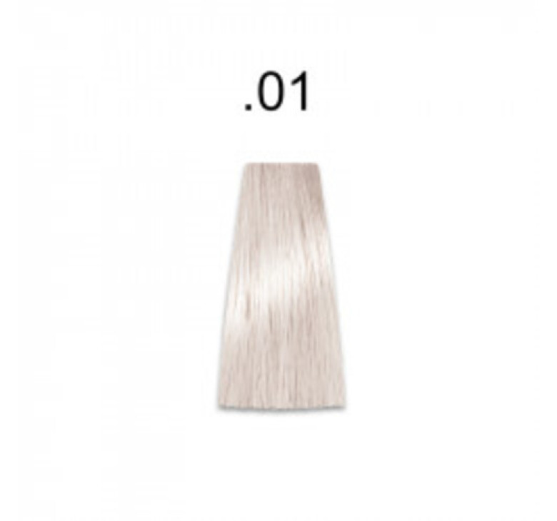Стойкая безаммиачная краска для волос Kaaral Baco Soft Color .01 натурально-пепельный 60мл