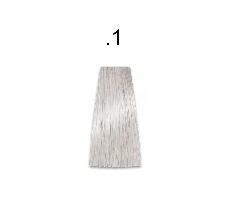 Стійка безаміачна фарба для волосся Kaaral Baco Soft Color .1 попелястий 100мл