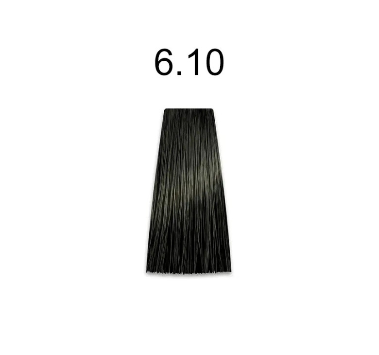 Стійка безаміачна фарба для волосся Kaaral Baco Soft Color 6.10 темний блондин попелясто-натуральний 100мл